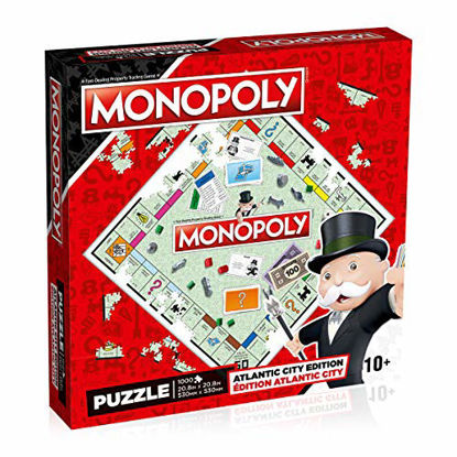 Picture of Puzzles Atlantic City Monopoly Jigsaw Puzzle Game, 1000