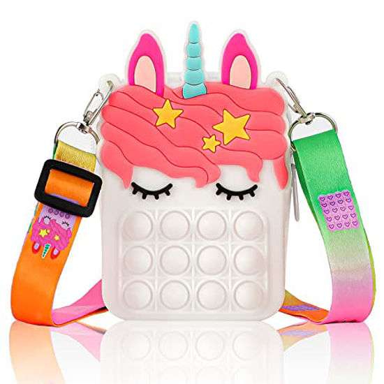 Girls Unicorn Crossbody Bag Children's Cute Shoulder Bag Women's Fashion  Cosmetics Mobile Phone Storage Bag Coin Purse, Random Colors | SHEIN