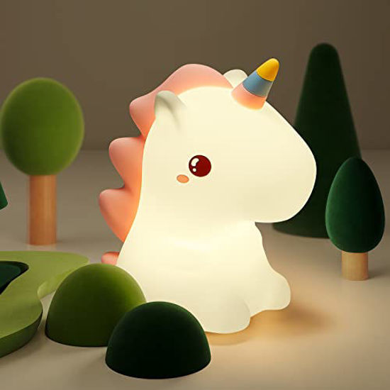 GetUSCart Mubarek Unicorn Night Light for Girls Bedroom Color