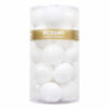 Picture of KI Store 20ct Christmas Ball Ornaments Shatterproof Christmas Decorations Large Tree Balls for Holiday Wedding Party Decoration, Tree Ornaments Hooks Included 3.15 (80mm White)