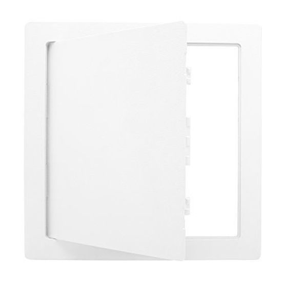 Picture of Morvat Plastic Access Panel 14 X 14, Access Door for Drywall, Access Panel for Drywall, Wall Access Panel, Plumbing Access Panel, Heavy Durable Plastic, White