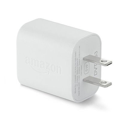 Picture of Amazon 5W USB Official OEM Charger and Power Adapter for Fire Tablets and Kindle eReaders - White