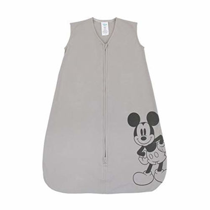 Picture of Disney Mickey Mouse 100% Cotton Knit Wearable Blanket, Grey/Black, 6-12 Months