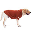 Picture of Koneseve Dog Hoodie Fleece Puppy Clothes Warm Sweater with Hat Cat Hooded Shirt Pet Basic Hoodies Sweatshirt for Small Medium Large Dogs with Pocket Doggie Soft Winter Pullover Coat (Red 4XL)