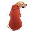 Picture of Koneseve Dog Hoodie Fleece Puppy Clothes Warm Sweater with Hat Cat Hooded Shirt Pet Basic Hoodies Sweatshirt for Small Medium Large Dogs with Pocket Doggie Soft Winter Pullover Coat (Red 4XL)