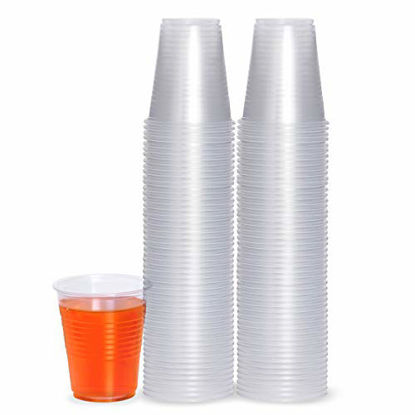 Picture of Plasticpro 5 oz Disposable Plastic Medium Weight Clear Drinking Cups [400 Count]