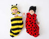 Picture of Baby Fleece Sleep Sack - Infant Wearable Blanket Newborn Swaddle Sleepbag & Hat