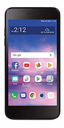 Picture of Tracfone Carrier-Locked LG Rebel 4 4G LTE Prepaid Smartphone - Black - 16GB - Sim Card Included - CDMA (Renewed)