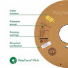 Picture of Polymaker PolyTerra PLA Bioplastic Based 3D Printing Filament, Matte PLA Filament, 1.75mm Filament Banana 1000g(2.2lb), Fit Most FDM Printer