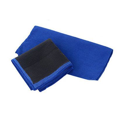 Picture of 2 Pack Magic Clay Towel, Microfiber Claying Towel Clay Bar Towel Fine Grade Auto Detailing Clay Towel Surface Pre Clay Towel for Car Care 12" x 12"