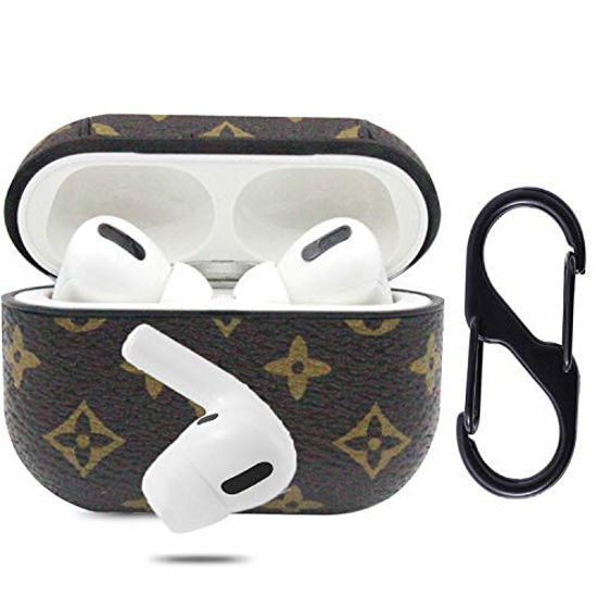 lv airpods leather case