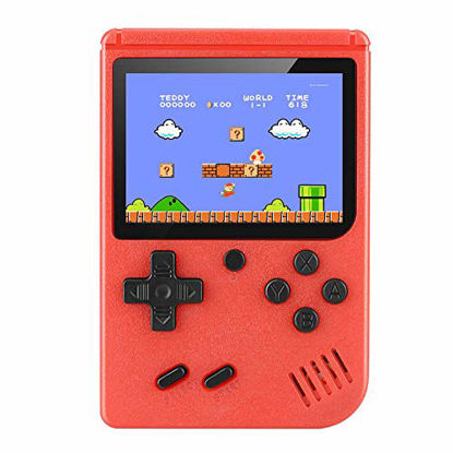 Picture of YuanWen Handheld Game Console Built-in 400 Classic Games Mini TV Game Box Retro Red