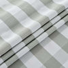 Picture of maxmill Square Checkered Tablecloth Water Resistance Antiwrinkle Spillproof Heavy Weight Gingham Table Cloth Buffalo Plaid for Buffet Banquet Parties Holiday Dinner 70 x 70 Inch Grey and White
