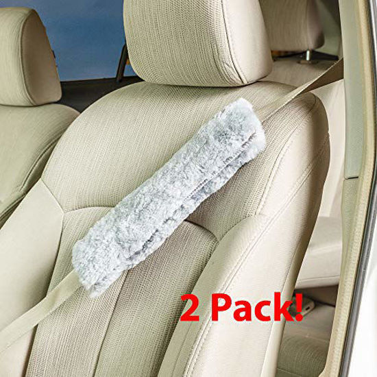 Sheepskin seat belt cover store