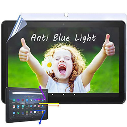 Picture of (2 pack) Fire HD 10 Screen Protector, Anti-Blue Light Screen Protector for All-New Fire HD 10 Tablet/Kids Fire HD 10/ Fire HD 10 Plus 10.1 Inch 2021 Release, Anti-Glare PET Screen Film by IPROKKO