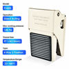 Picture of TAILONZ PNEUMATIC 1/4"NPT Pneumatic Foot Pedal Valve Kit 4 Way 2 Position Threaded Rubber Nonslip Pressure Control FV420 with 6mm Pneumatic Fittings