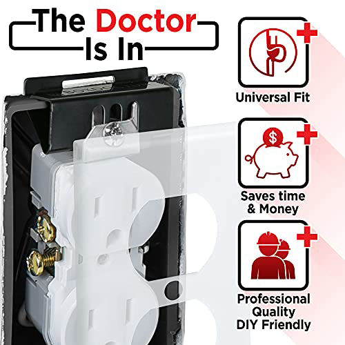 GetUSCart Box Doctor Repair Clips Fix Loose Outlets and Switches
