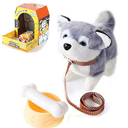 Picture of Walking Dog Toys,Barking Puppy Pet Dogs,Walking, Barking,Wagging Tails,Interactive Toy Dogs For Kids,Cultivating Children To Love Animals Since Childhood,The Best Gift To Accompany Your Child's Growth
