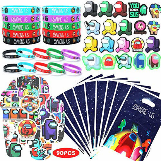 0942831 among uss merch90 pack birthday party supplies favors gifts set include 10 braceletscute diy unisex 550