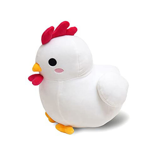 Picture of Avocatt White Chicken Stuffed Plush - 10 Inches Stuffed Rooster Plushie - Plushy and Squishy Toy Stuffed Animal - Cute Toy Gift for Boys and Girls