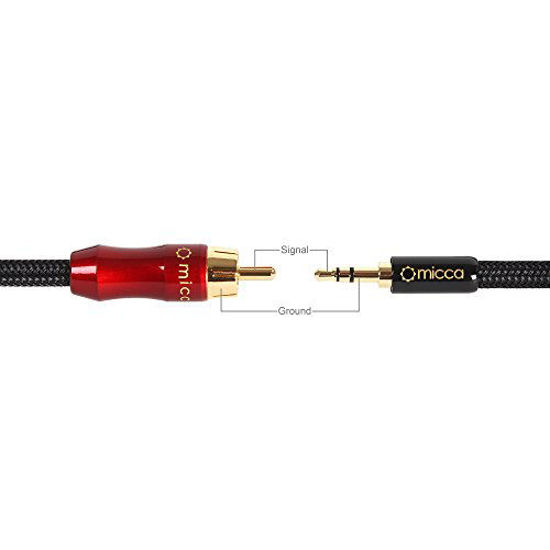 GetUSCart Micca Premium SPDIF Digital Coaxial Audio Cable 3.5mm (1/8