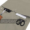 Picture of Chef Apron,Cross Back Apron for Men Women with Adjustable Straps and Large Pockets,Canvas,M-XXL (Beige)