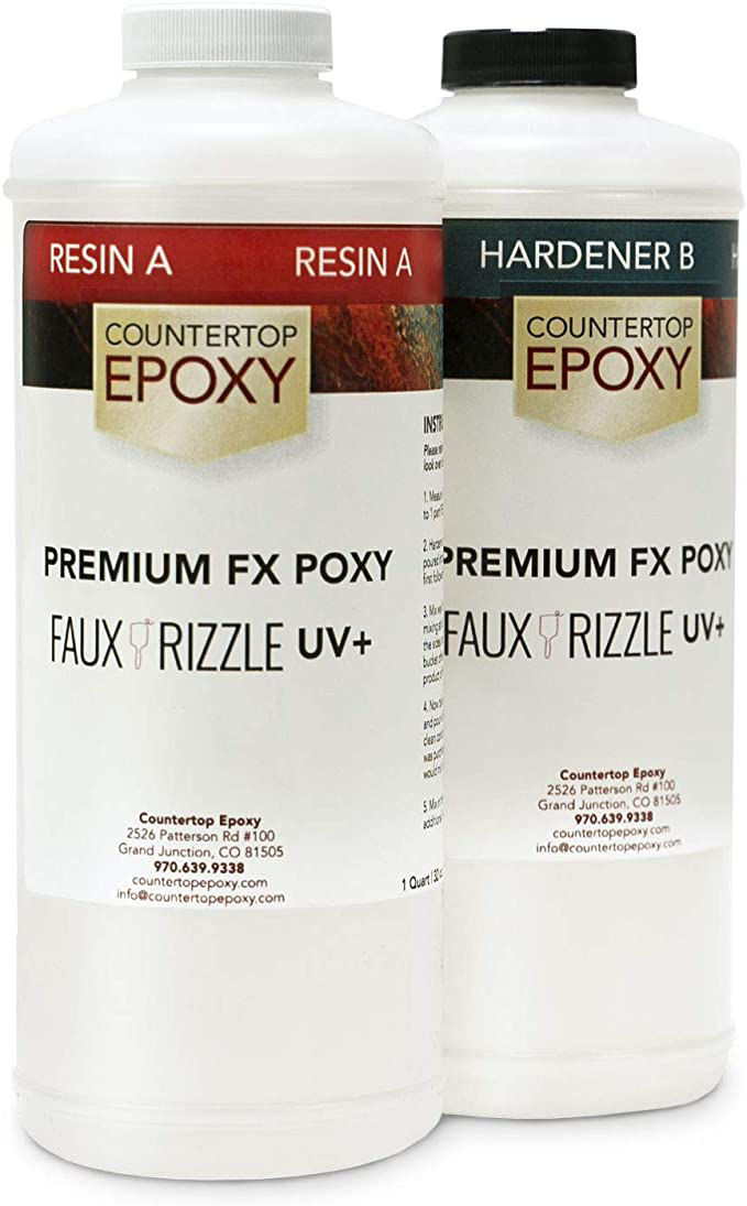 GetUSCart- Countertop Epoxy - FX Poxy - UV Resistant Resin - 2 Quarts ...