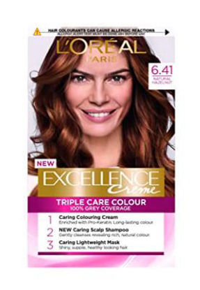 Picture of Loreal Excellence Creme NEW Light Amber Brown 6.41