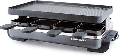 Picture of Swissmar Classic 8 Person Anthracite Raclette with Cast Aluminum Grill Plate