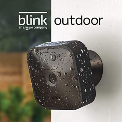 Picture of Blink Outdoor - wireless, weather-resistant HD security camera, two-year battery life, motion detection, set up in minutes – 2 camera kit