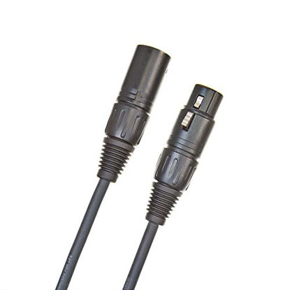 Picture of D'Addario XLR Cable - Microphone Cable - Shielded for Noise Reduction - XLR Male to XLR Female - Classic Series Balanced Mic Cable - 25 Feet/7.62 Meters - 1 Pack