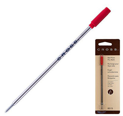 Picture of Cross Ballpoint Pen Refill - Red - Medium - Packaged One Per Card