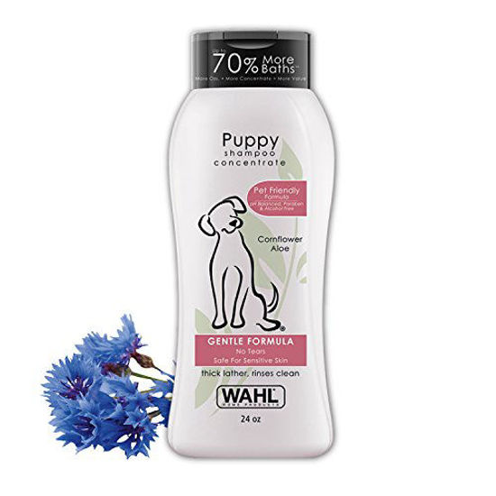 Picture of Wahl Gentle Puppy Shampoo for Pets - Cornflower & Aloe for Grooming Dirty Dogs - 24 Oz - Model 820002A