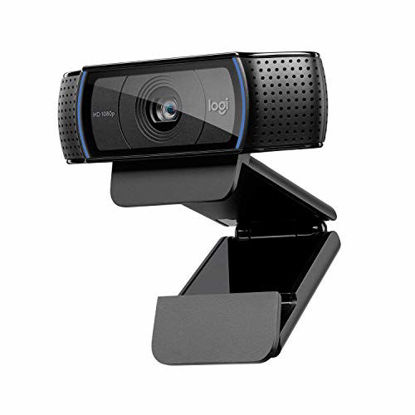 Picture of Logitech HD Pro Webcam C920, Widescreen Video Calling and Recording, 1080p Camera, Desktop or Laptop Webcam (Discontinued by manufacturer)