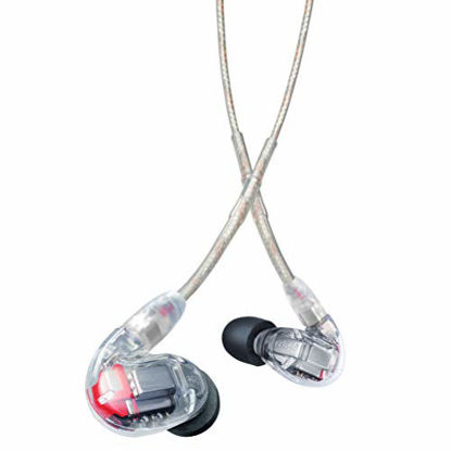 Picture of Shure SE846-CL Professional Sound Isolating Earphones with Quad High Definition MicroDrivers and True Subwoofer, Secure In-Ear Fit - Clear