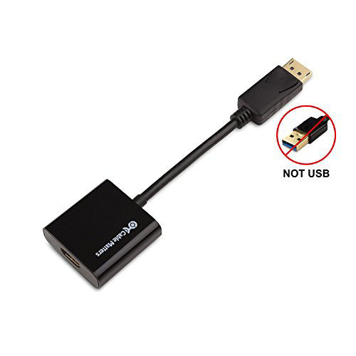 GetUSCart- Cable Matters Active DisplayPort to HDMI Adapter (Active DP to HDMI Adapter ...