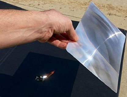 Picture of 8.3" x 11.75" LARGE 3X Fresnel Lens FULL PAGE Magnifier -- Solar Oven/DIY Projection TV PLANS (1 pack PREMIUM GRADE Large Lens)