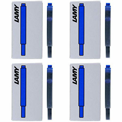 Picture of Lamy Fountain Pen Ink Cartridges, Blue Ink, Pack of 20 (LT10BLB)