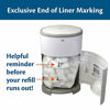 Picture of Dekor Mini Diaper Pail Refills | 2 Count | Most Economical Refill System | Quick & Easy to Replace | No Preset Bag Size - Use Only What You Need | Exclusive End-of-Liner Marking | Baby Powder Scent