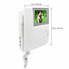 Picture of AMOCAM Video Door Phone System, 4.3 Inches Clear LCD Monitor Wired Video Intercom Doorbell Kits, IR Night Vision Camera Door Intercom, Doorphone Telephone Style for Home Improvement