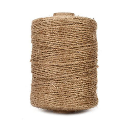 Picture of Tenn Well Natural Jute Twine, 500 Feet Long Brown Twine Rope for Crafts, Gift Wrapping, Packing, Gardening and Wedding Decor