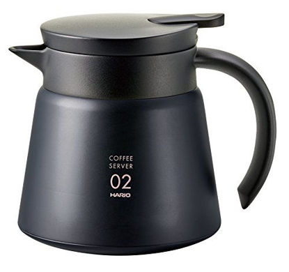 Picture of Hario V60 Insulated Metal Beverage Server, 550ml, Black