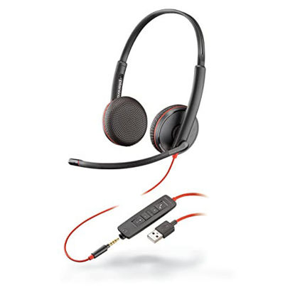 Picture of Plantronics 209747-22 Blackwire C3225 Headset,7.4 x 2.4 x 8.6 Inches
