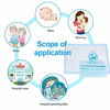 Picture of Disposable Baby Diapers Baby Waterproof Urinal pad Change pad and Urinal pad 20 Pieces (Blue 13x18inch)