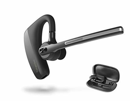 Picture of Conambo Bluetooth Headset 5.0, aptX HD 16 Hrs Talktime Bluetooth Earpiece, Noise Cancelling Mute Key Wireless Earphones for Cell Phones Business Trucker Office