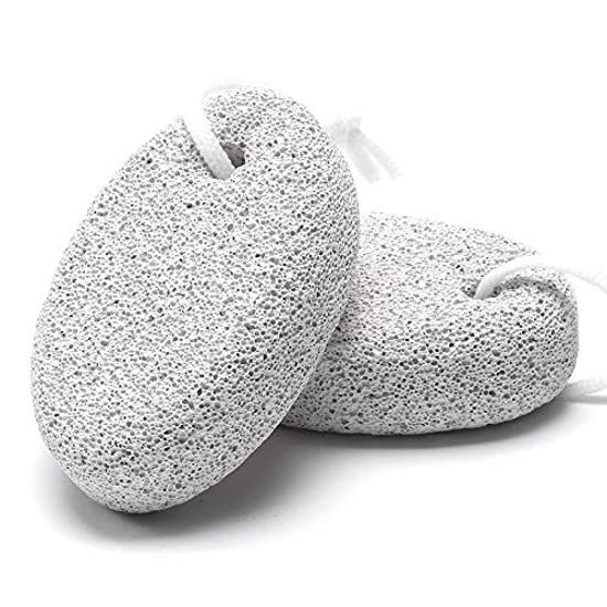 Picture of 2PCS Natural Pumice Stone for Feet, HOOMBOOM Lava Pedicure Tools Hard Skin Callus Remover for Men/Women Feet and Hands - Natural Foot File Exfoliation to Remove Dead Skin