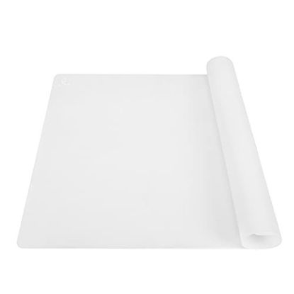 Picture of Thick Silicone Counter Mat Large 23.4"by15.6", Heat Resistant Mat for Kitchen Table / Countertop Protector / Non Stick Pastry Baking Mat Placemats , Silicone Mat for Crafts Kids , Super Kitchen Clear