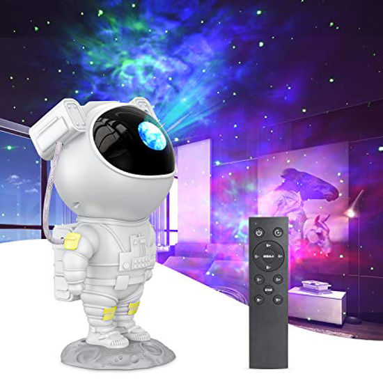 GetUSCart- Star Projector Kids Night Light with Timer, Galaxy Light  Projector with Remote Control, Astronaut Starry Sky Projector Lamp for  Bedroom, Gaming Room, Home Theater, 360° Adjustable