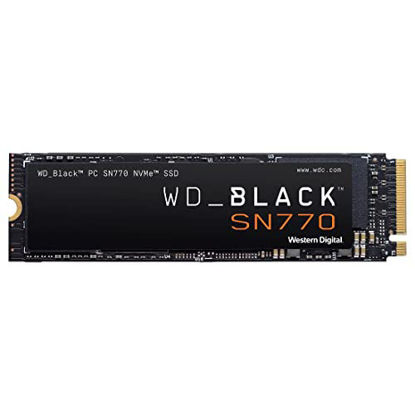 Picture of WD_BLACK 1TB SN770 NVMe Internal Gaming SSD Solid State Drive - Gen4 PCIe, M.2 2280, Up to 5,150 MB/s - WDS100T3X0E