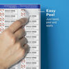 Picture of Avery Matte Frosted Clear Return Address Labels for Laser Printers, 1/2" x 1-3/4", 2,000 Labels (5667)